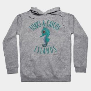 Turks & Caicos Islands Seahorse (Distressed) Hoodie